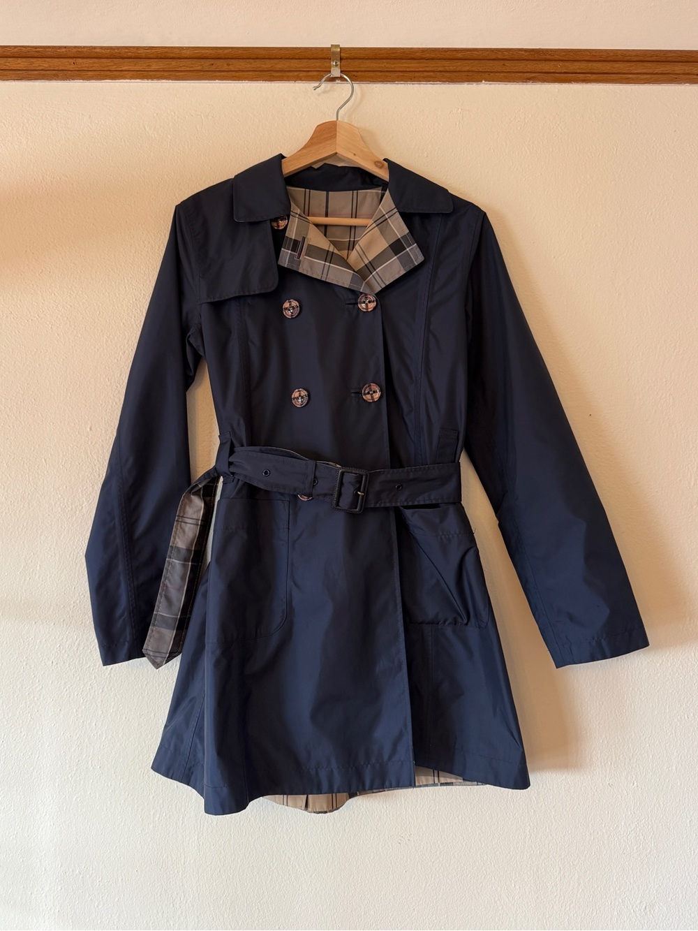 Barbour Cedar Reversible Trench Coat